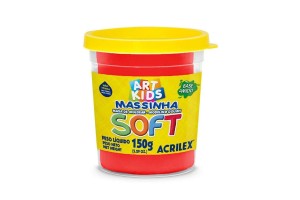 MASSA DE MODELAR 150G ACRILEX VERMELHO