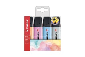 STABILO BOSS PASTEL ESTOJO C/4 CORES