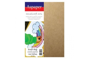 PAPEL KRAFT 80G A4 PCT 100 FLS ASPAPER