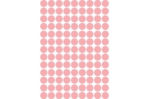 ETIQUETA ADESIVA TP19 19MM ROSA CLARO C/ 210