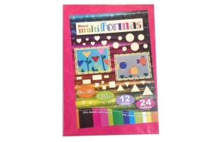 BLOCO MULTIFORMAS 12 CORES 24 FLS CRIATIVO