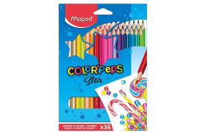LAPIS DE COR COLOR PEPS 36 CORES MAPED
