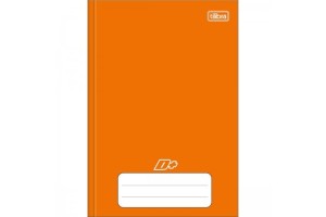 CADERNO BROCHURA CD 1/4 D+ LARANJA 48F