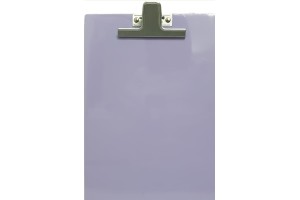 PRANCHETA ACRINIL A4 MARSHMALLOW PRENDEDOR METAL