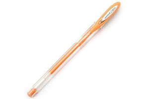 CANETA GEL UNI BALL SIGNO ANGELIC COLOUR LARANJA